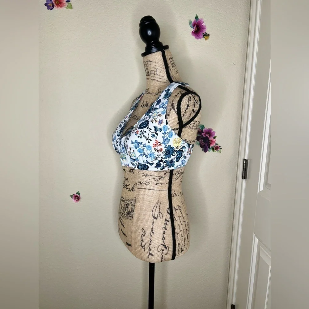 Cremieux Folkrique Floral Bikini Top